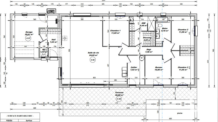 Ma-Cabane - Vente Terrain Clermont-l\'Hérault, 552 m²